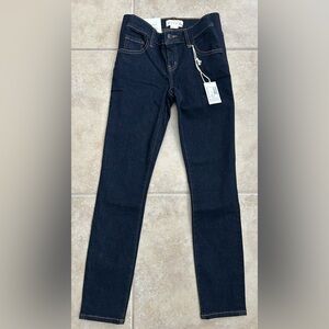 Hatch The Slim Maternity Jeans Under Belly Slim Leg Size 24 in Rinse $198 NWT